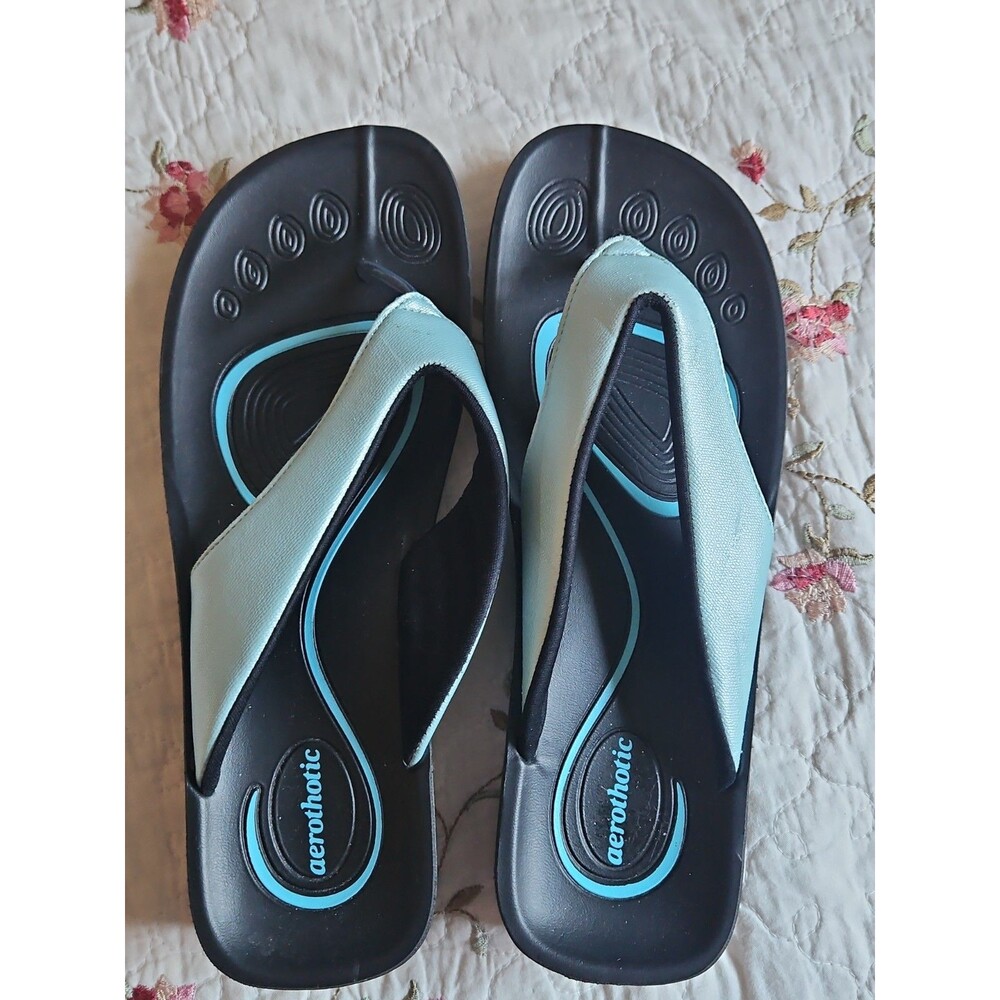 AEROTHOTIC Original Orthotic Comfort Thong Sandal Flip Flops New sz 41 sz 10